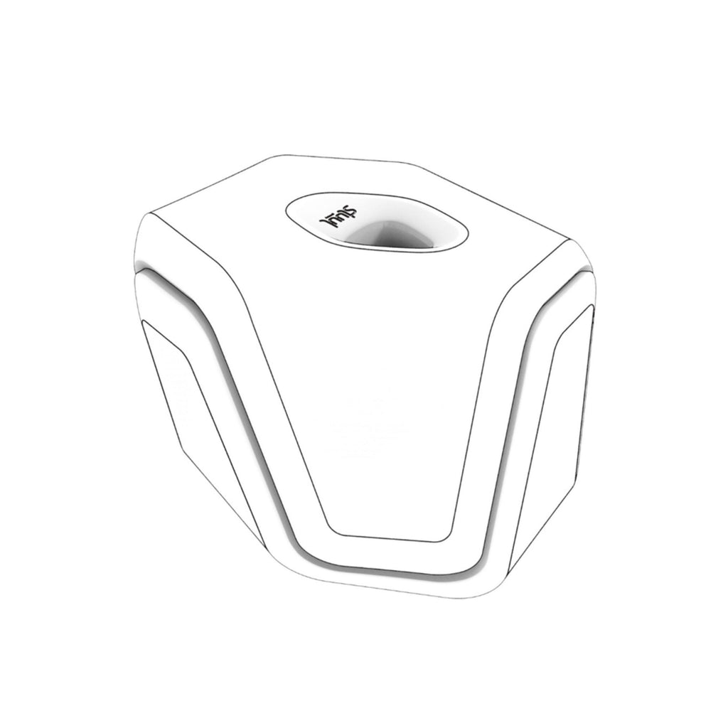 Stuul Toilettenhocker Design-Skizze zusammengeklappt