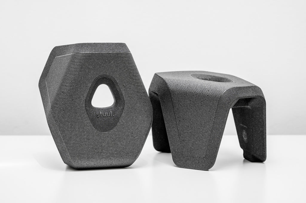 Stuul Toilettenhocker in der Variante Charcoal WC-Hocker Klohocker toilet stool