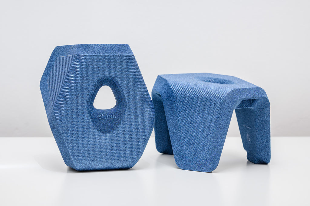 Stuul Toilettenhocker in der Variante Indigo WC-Hocker Klohocker toilet stool