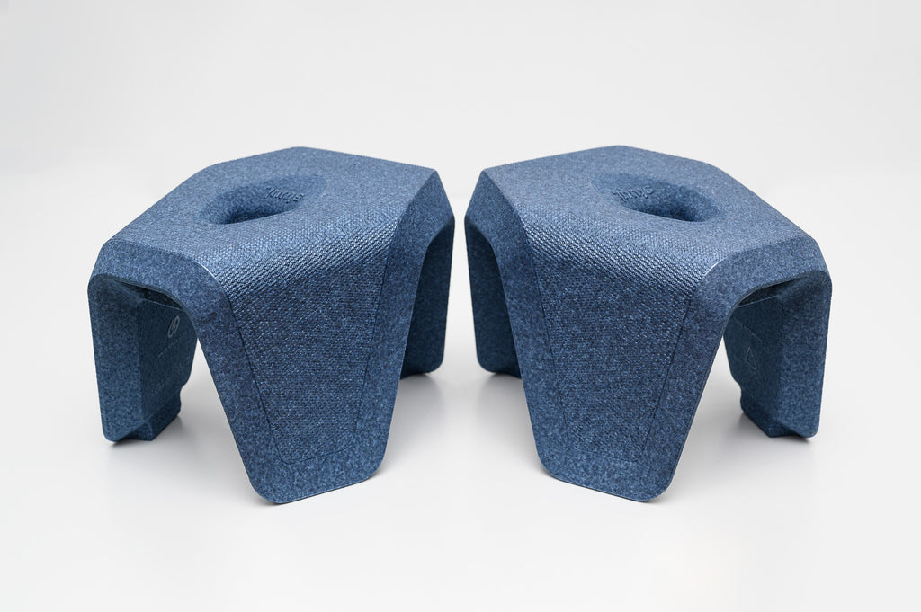 Stuul Toilettenhocker in der Variante Indigo WC-Hocker Klohocker toilet stool