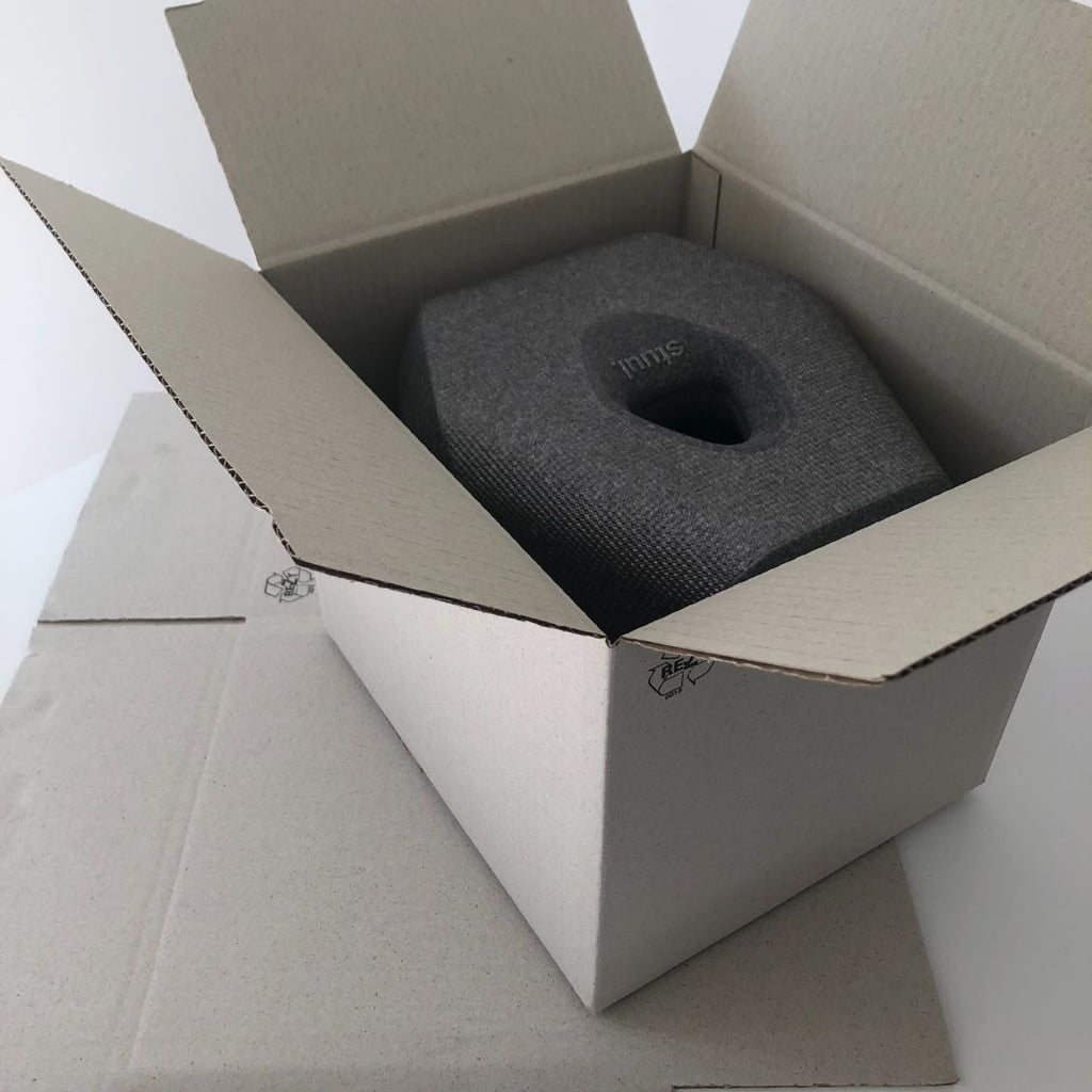 stuul packaging - single cardbox made of grass paper